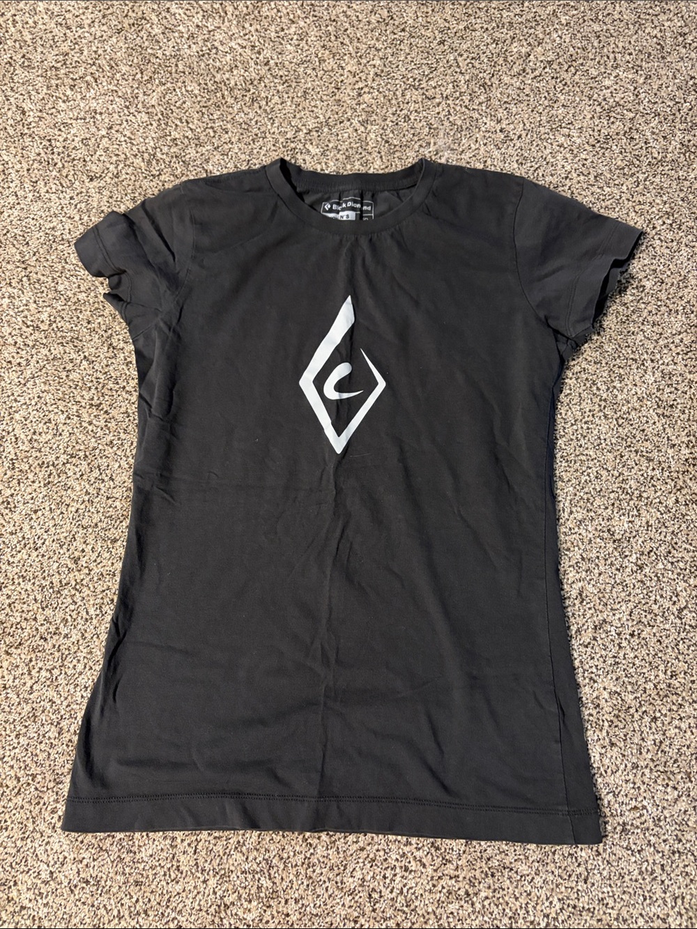 Black Diamond Black Short Sleeve Logo Tee